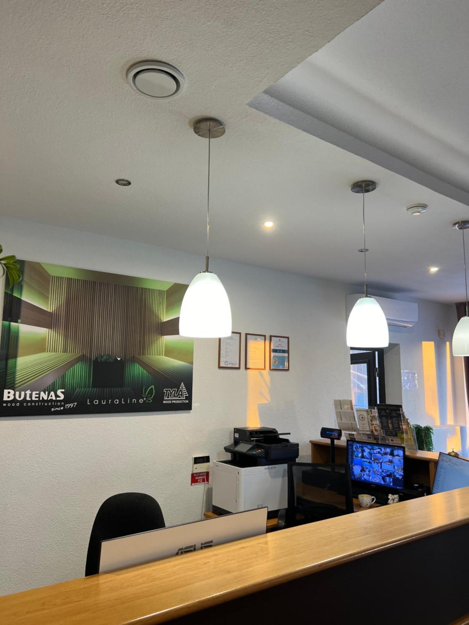 Butenas Hotel Tyla Biržai Exteriér fotografie